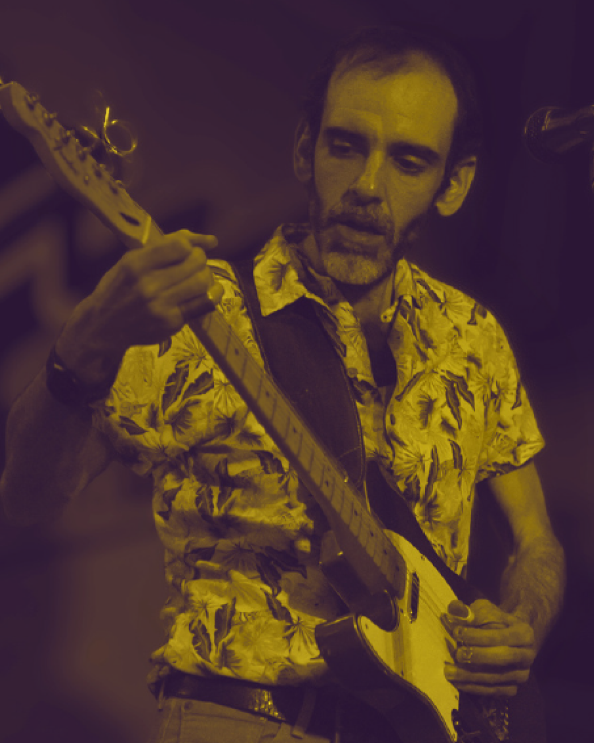 Julen Volumen, guitarrista y cantante de rock y blues en Barcelona